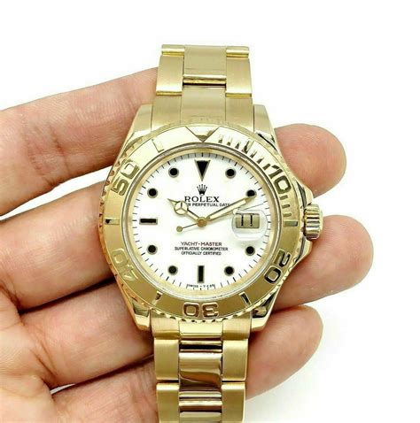 are rolex gold watches solid gold|18k gold rolex watch bands.